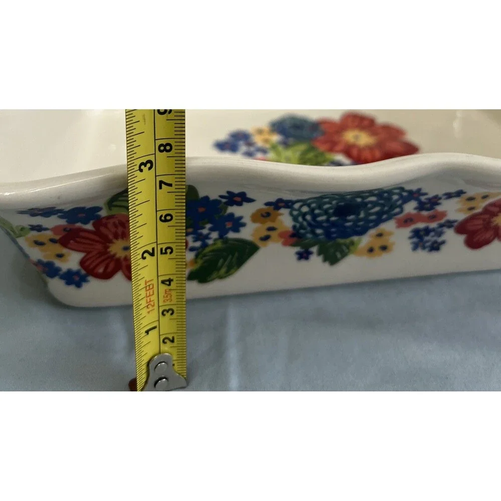 The Pioneer Woman Fiona Flora Ruffle Edge Casserole Baking Dish